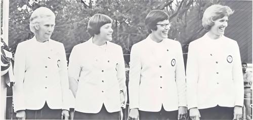 Mrs. Theodore W. Hawes, Miss Shelley Hamlin, Mrs. David Welts, Mrs. Teddy B. Boddie